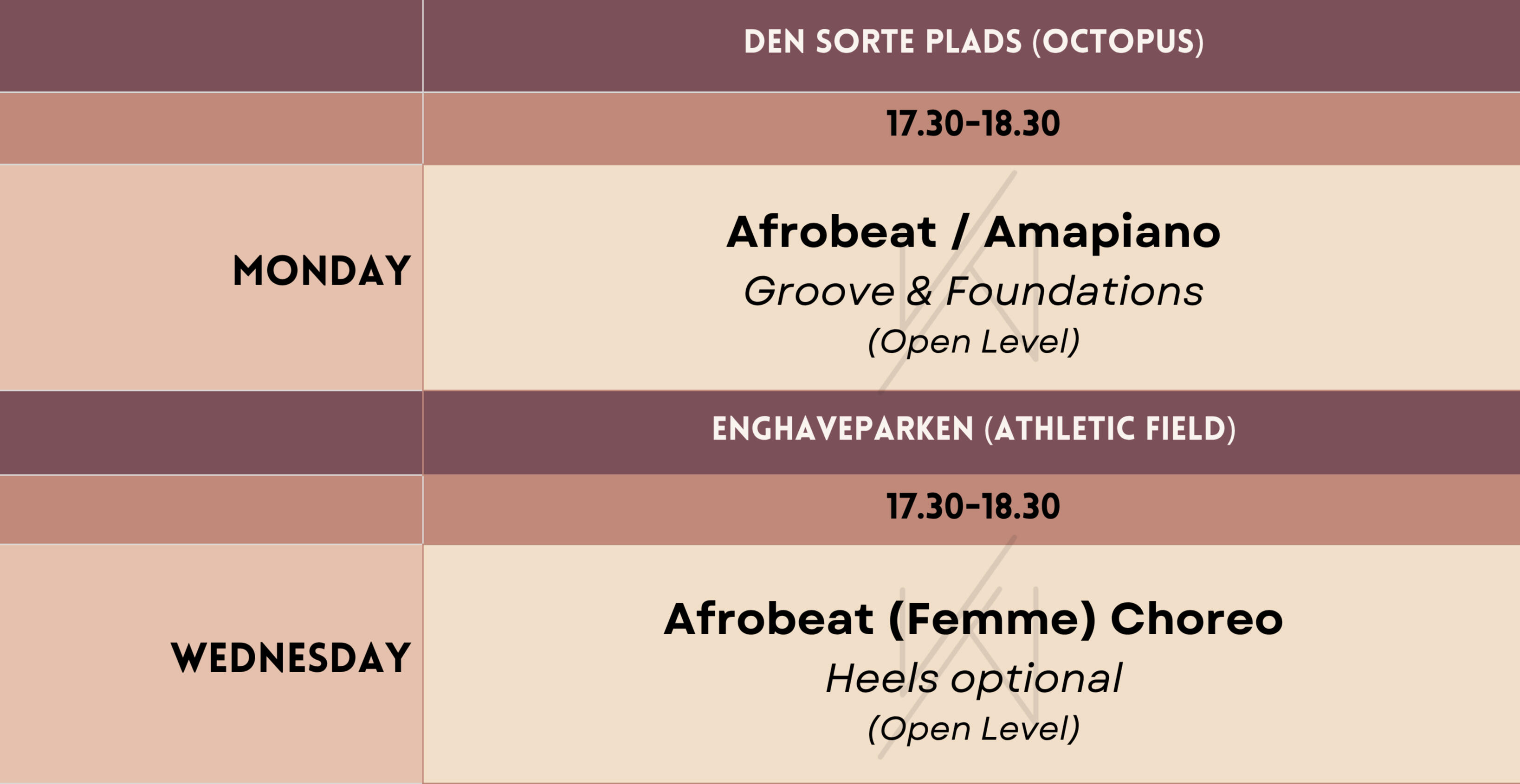 Weekly Dance Classes in Copenhagen K.DanceLab Afrobeats Classes in copenhagen